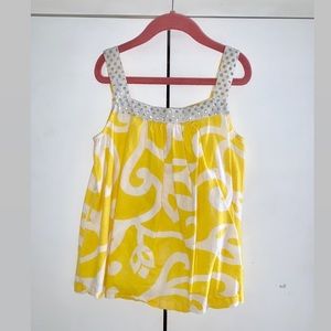 Vibrant, sparkling, cute yellow tank for kids 4-5